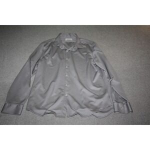 MINISTRY Men's XL Standard Light Gray L/S Polyester Shirt